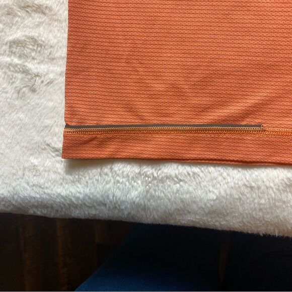 Lululemon Run All Day HCRD Short Sleeve Orange Tone Shirt - Picture 7 of 11